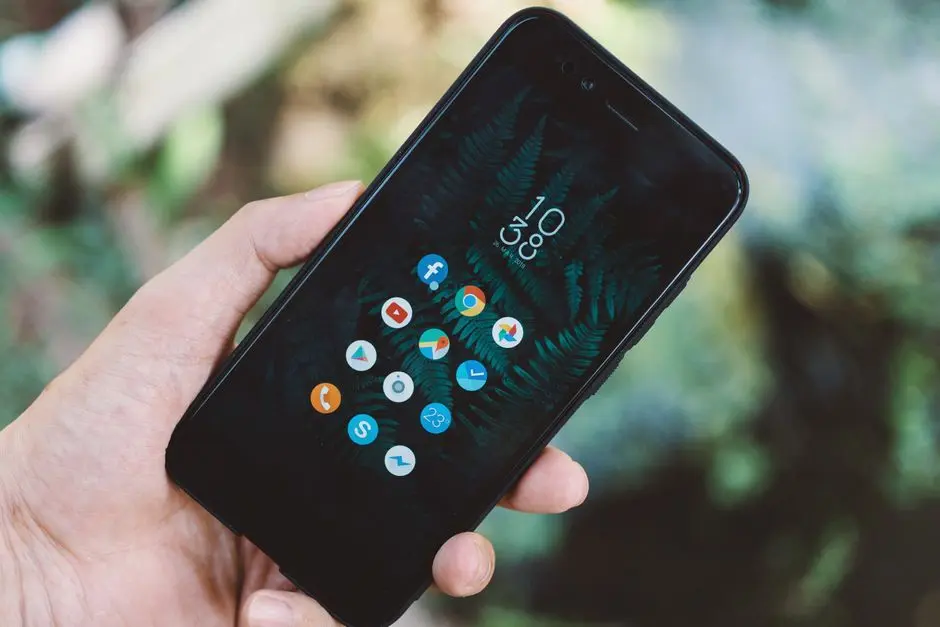 Ilustrasi ikon aplikasi murah di smartphone